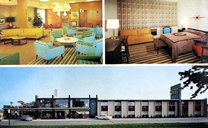 Crestwood Motel (Murray Hill Motel) - OLD POSTCARD (newer photo)